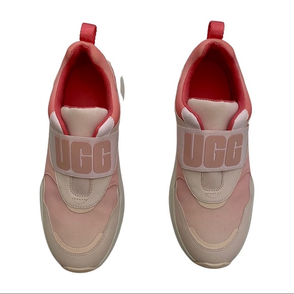 UGG LA Flex Rose Water Gradient Logo Chunky Sneakers - Picture 2 of 6